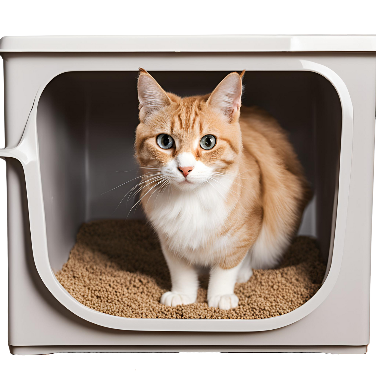 Arenero cerrado gato