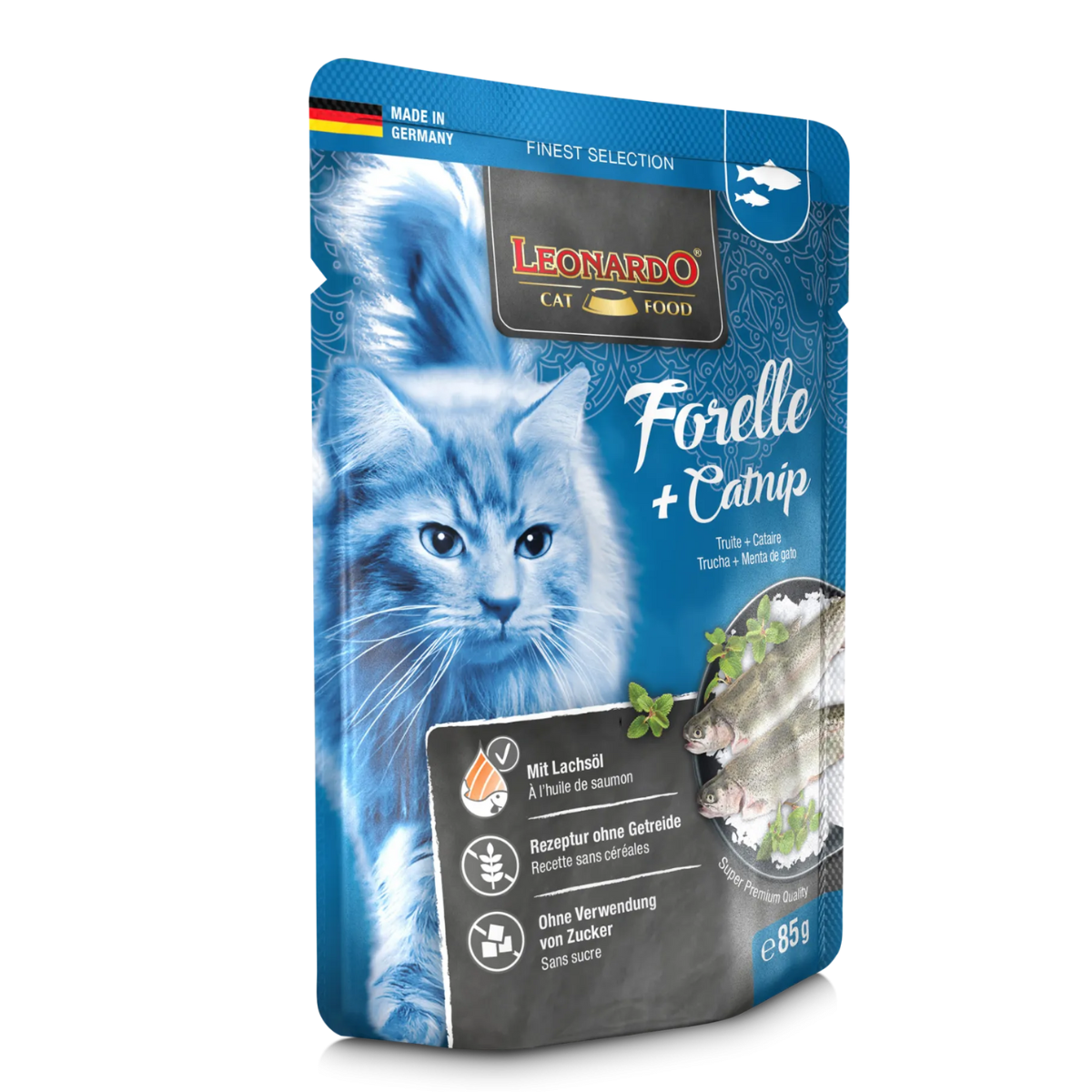 Trucha menta gatuna leonardo