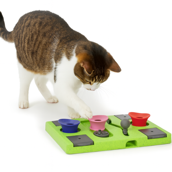 Puzzle interactivo gatos rectangular