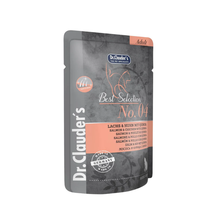 dr clauder´s pollo con salmon