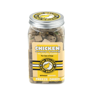 kiwi walker pollo espinacas y calabaza