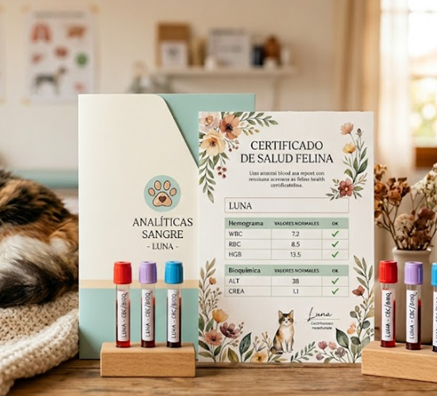 analiticas de sangre gato