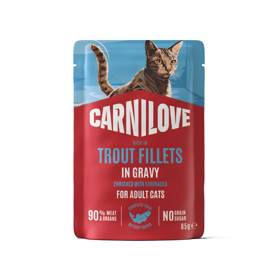 Carnilove Pouch de Trucha con Equinácea 85g