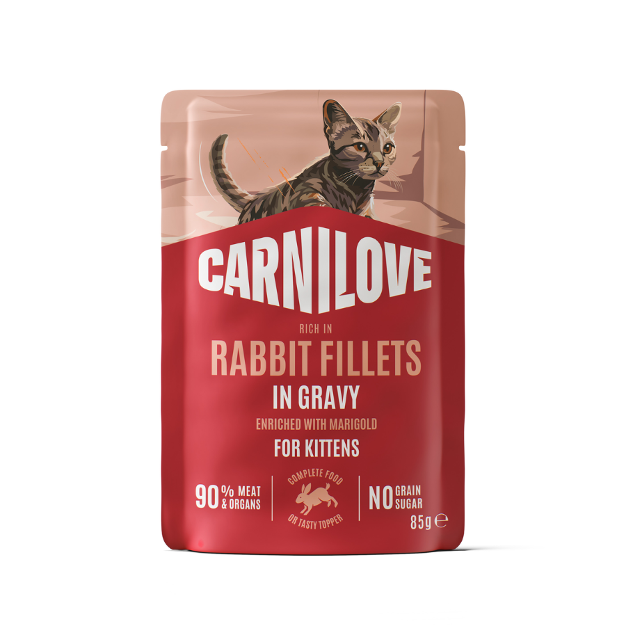 Carnilove Kittten de Conejo con Caléndula 85g
